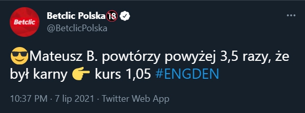 KURS na to ile razy Mateusz Borek powie, że był karny! :D